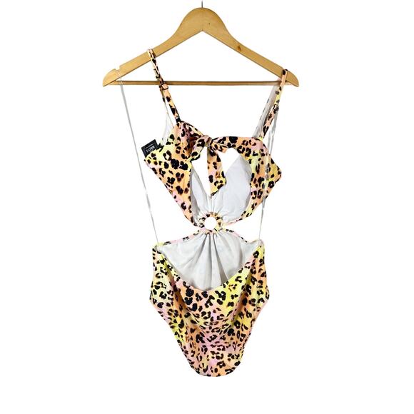 Bar Ill Animal-Print O-Ring Monokini Swimsuit Size Large - Picture 4 of 11